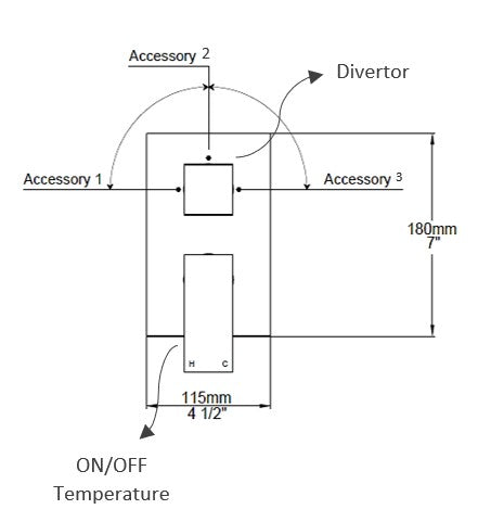 7-Series /3-Way Pressure Balance Shower Kit